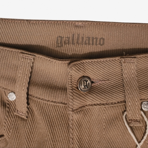 Womens Galliano Camel Stretch Skinny Jeans Size 26 Brand New Made In Italy - Picture 8 of 11
